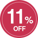 11%off