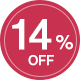 14%off