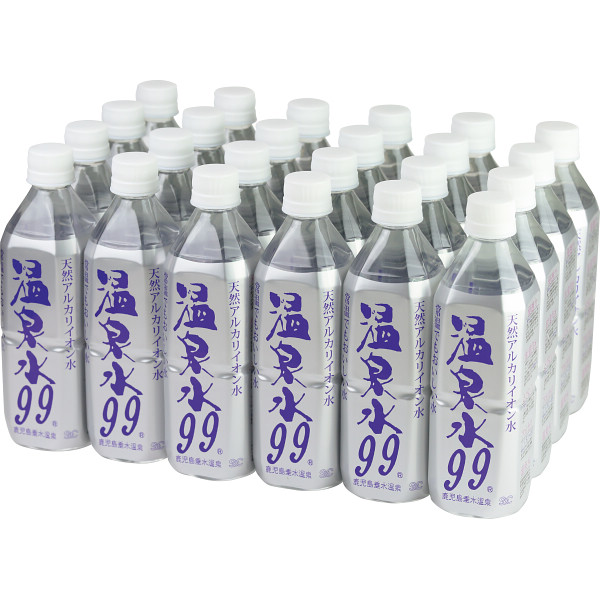 天然アルカリイオン水　温泉水９９ ５００ｍｌ×２４本のサムネイル画像1