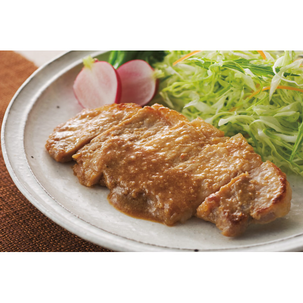 京の味付焼肉　国産豚ロース西京味噌仕立て（５枚）のサムネイル画像1