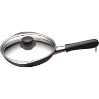 柳宗理　マグマプレートフライパン（１８ｃｍ）蓋付