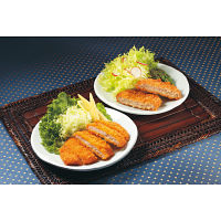 ロースとんかつとメンチカツセット