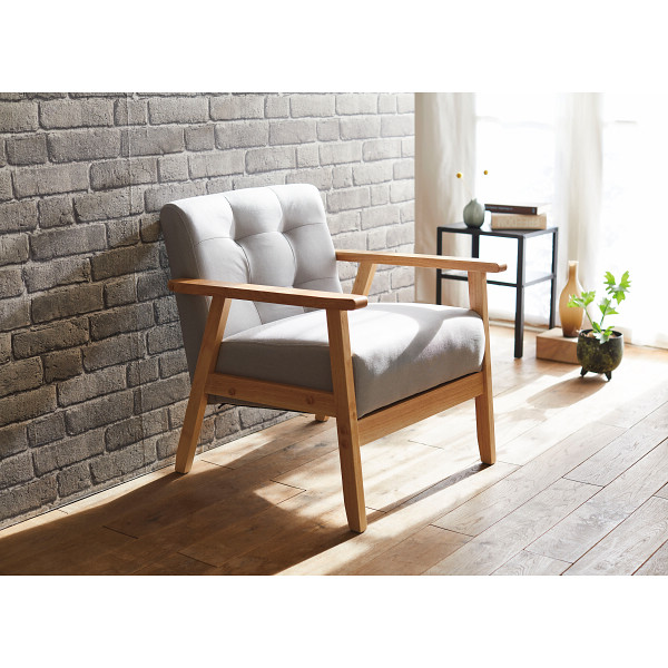 １Ｐソファ　オスロ グレーのサムネイル画像1