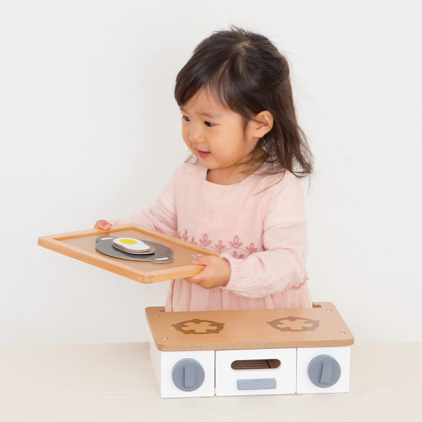 ウッディプッディ　磁石のおままごと　やさいとキッチンセットのサムネイル画像1