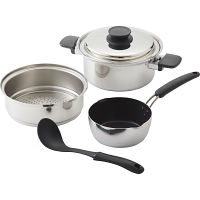 ユミック　ゆきひら＆鍋・蒸し器セット
