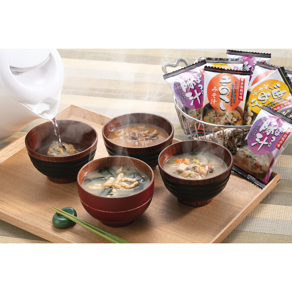 フリーズドライ「お味噌汁３種の味詰合せ」のサムネイル画像1