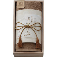 今治謹製　極上タオル　フェイスタオル（木箱入） グリーン 