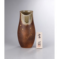 信楽焼　金紋みやび花瓶