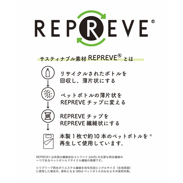 リプリーブ　サスティナブル羽毛肌掛けふとん ピンクのサムネイル画像1