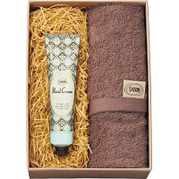 ＳＡＢＯＮ　ハンドクリーム３０ｍｌ＆オーガニックタオル