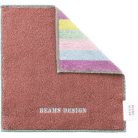 ＢＥＡＭＳ　ＤＥＳＩＧＮ　リバースストライプ　タオルハンカチ