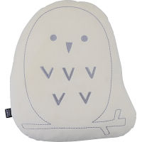 キッピス　フクロウ　ダイカットクッション