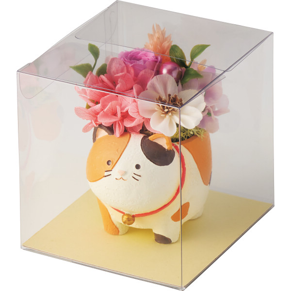 アニマルプリザ（プリザーブドフラワー） ねこのサムネイル画像1