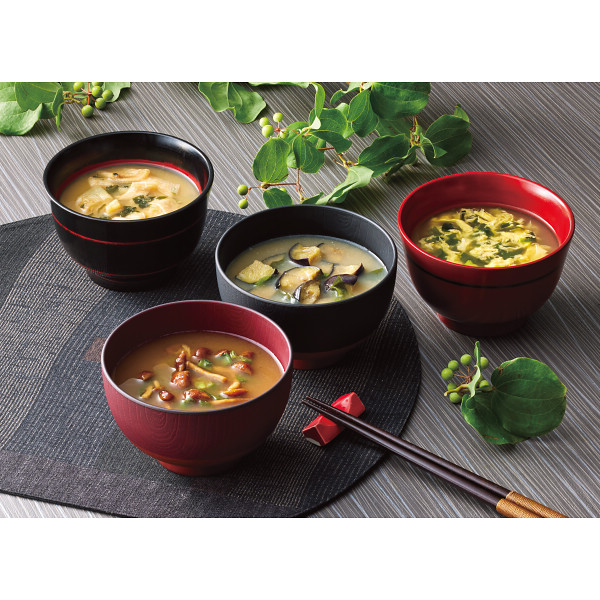 フリーズドライ　おみそ汁＆たまごスープ（６食）のサムネイル画像1