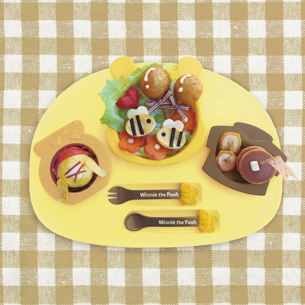 アイコンランチプレート くまのプーさん×イエローのサムネイル画像2