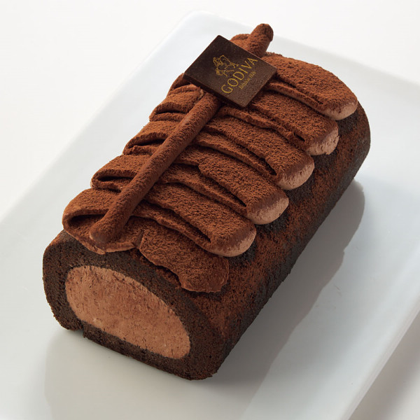 【父の日専用】ゴディバ　チョコレートロールケーキのサムネイル画像1