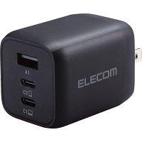 エレコム　キューブＡＣ充電器　６５Ｗ　Ｃ×２　Ａ×１