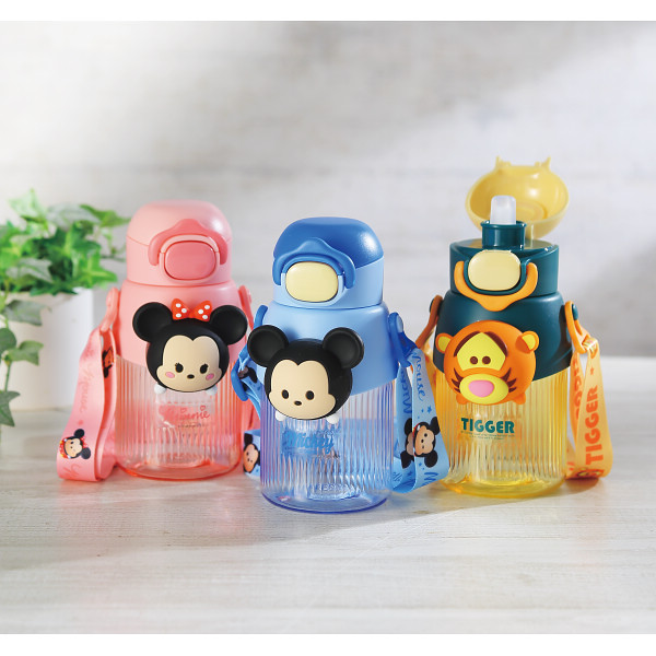 ディズニー　立体マスコット付ストローボトル（５９０ｍｌ） ツムツムミッキーのサムネイル画像1
