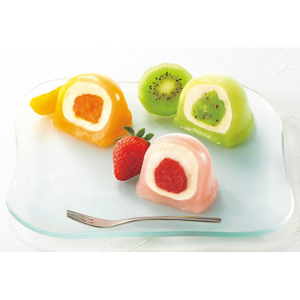 凍らせて食べるなめらかクリームのフルーツ大福のサムネイル画像1
