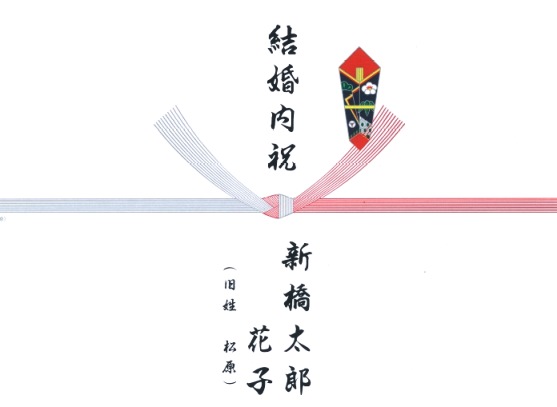 結婚のお返しのイメージ
